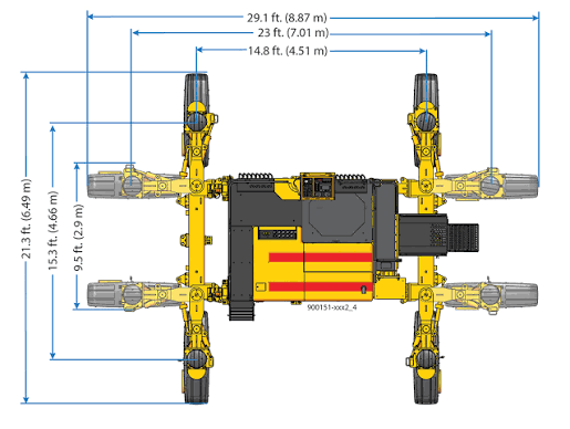 Gomaco Commander III-4T Concrete Paver