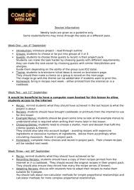 Come Dine With Me Numeracy Project 6 Lessons Teaching Resources