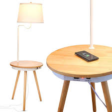 Owen Side Table With Attached Led Lamp Table Lamps Living Room Lamps Living Room End Table With Lamp