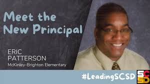 Please take a moment to get to know one of the new principals who will be  #LeadingSCSD: McKinley-Brighton Acting Principal Eric Patterson! "My  favorite thing about being a school administrator is being
