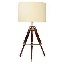 Wooden Tripod Table Lamp Chocolate Tripod Table Lamp Unusual Table Lamps Lamp