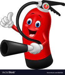 Illustration Of Cartoon Character Of Fire Extinguisher Giving Thumb Up Download A Free Preview Or High Quality Adob Fire Extinguisher Cartoon Clip Art Cartoon