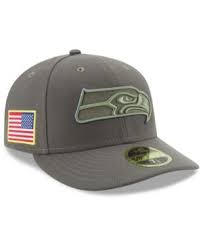 New Era Seattle Seahawks Salute To Service Low Profile 59fifty Fitted Cap In Green Modesens Salute To Service Fitted Hats New Era