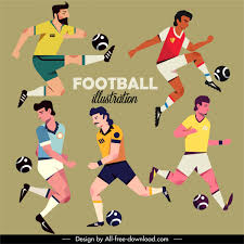 And that group is you! Football Players Icons Dynamic Cartoon Sketch Free Vector In Adobe Illustrator Ai Ai Format Encapsulated Postscript Eps Eps Format Format For Free Download 1 27mb