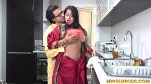 Indian couple romantic sex videos on the kitchen