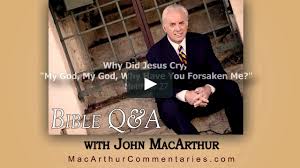 My god, my god, why have you forsaken me?mark 15:34 gives it in aramaic:eloi. Why Did Jesus Cry My God My God Why Have You Forsaken Me Matthew 27 John Macarthur On Vimeo
