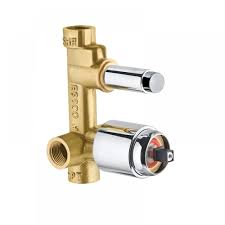 Jaquar offers complete premium bathroom solutions with great designs to premium segments. Essco 35mm Single Lever 2 Way Bathroom Diverter Concealed Body