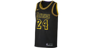 Mamba mentality is in the fabric of los angeles. Nike Kobe Bryant City Edition Swingman Jersey Los Angeles Lakers Men S Nba Jersey In Black For Men Lyst