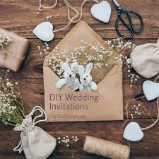 What an incredible time this is, where you get to pick out all the things you dreamed of having at your wedding. Diy Wedding Invitations Tips To Consider Dig This Design