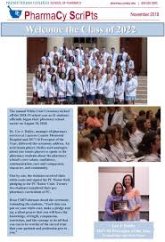 Presbyterian College School of Pharmacy Scripts November 2018 by  Presbyterian College