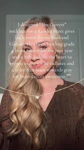 @Kendra Scott has so graciously set up a Kendra gives back event for my  husband Garrett to help cover medical expenses in the new year. We are  beyond grateful and hope that “The Garrett” necklace will ...