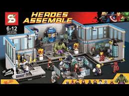 Space captain america, scuba captain america. Lego Marvel Superheroes Avengers Base Moc Sheng Yuan Bootleg Sy368 Review Youtube