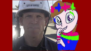 I met Battalion Chief Aaron Bagley from Santee Fire Department