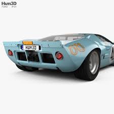 3d Model Of Ford Gt40 1968 Ford Gt40 Ford Gt40
