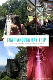 In the darkness of the caves and lit by fluorescent lights, it's a strange walkthrough, especially accompanied by the upbeat christmas music. Chattanooga Tennessee Rock City Incline Railway And Ruby Falls