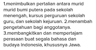 Lewat kongresnya yang pertama di solo pada tahun 1918, nama trikoro dharmo diubah menjadi jong java. Apa Asas Perkumpulan Tri Koro Darmo Brainly Co Id