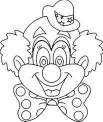 Bildergebnis Fur Ausmalbilder Zirkus Clown Crafts Clown Coloring Pages