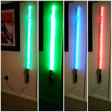 Diy Lightsaber Wall Lamp Diy Lightsaber Lamp Nerd Decor Diy