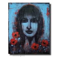 Buy Woman Portrait, Contemporary Art, Portrait Painting, Feminist Art,  Strong Women, Modern Art, 16x20, Gift Painting, Ready to Hang, Art Online  in ...