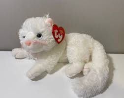 Ty White Cat Etsy