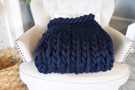 I have made countless chunky knit blankets using this technique and it's the fastest and easiest way to make these blankets. Diy Chunky Knit Blanket How To Make A Chunky Knit Blanket Raising Nobles