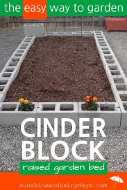It can be very costly to set up a full garden, but putting together a however, they almost always allow raised bed gardening, since this doesn't seriously affect the quality of the yard. How To Build A Cinder Block Raised Garden Bed Sunshine And Rainy Days