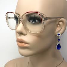 80s Rose Eye Glasses