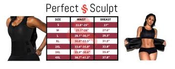 Size Charts For The Perfect Fit The Perfect Sculpt