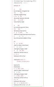 Chord Lagu Indonesia Photos Facebook