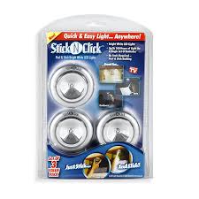 Stick N Click Battery Operated Lights Set Of 3 Bed Bath Beyond