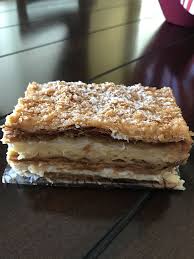 Brush the cut sides of each. Napoleon Cake From Porto S Bakery Napoleon Cake Bakery Baking