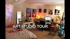 To further make it stand out, an area rug was included in the décor. Room Tour Art Studio Youtube