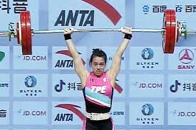 Wins gold in asian games but no new world record. Owmacmnkhhftkm