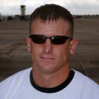 Portrait: US Army (USA) Sergeant First Class (SFC) Robert Coccaro, a member  of the USA Golden Knights Parachute Team