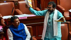 Karnataka Council Chaos: Narayanaswamy Tears Rule Book