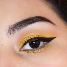 Yellow Eyeshadow Sombras De Ojos Sombra De Ojos De Color Amarillo Maquillaje Facil
