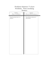 organized free t chart graphic organizer problem and