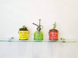 Be creative with interesting shapes like a cube. Green Small Watering Can Indoor For Succulents Mimi Glass Plant Mister Spray Bottle 6 5 Tall Vintage Glass Watering Spray Bottle With Top Pump Patio Lawn Garden Drsuneettayal Gardening