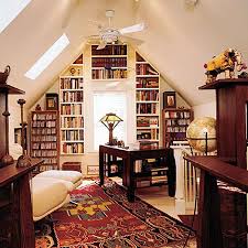 The attic of the secret annex. 37 Cool Attic Home Office Design Inspirations Digsdigs