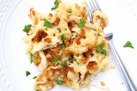 German Cheese Spaetzle Kasespatzle Recipe Recipes Schnitzel Recipes International Recipes