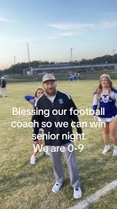 Senior Night Blessing for High School Football Team