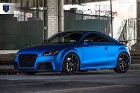 Blue Chrome Audi Tt Rs By Rohana Wheels Audi Tt Rs Audi Tt Audi Tt Sport