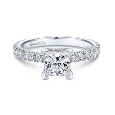 Maybe you would like to learn more about one of these? Gabriel Bridal 14k White Gold Hidden Halo Princess Cut Diamond Engagement Ring Necker S Jewelers