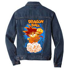 Shop now with free shipping and easy returns all over india! Custom Dragon Ball Goku Men Denim Jacket By Sasarioussekkei Artistshot