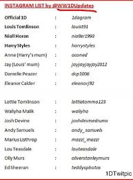 And looking for aesthetic names for instagram for your account to attract. I Can T Believe People Didn T Know These Already Anyway These Are All The Real Instagram Accounts I Love One Direction One Direction Directions