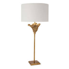 Monet Table Lamp Antique Gold Leaf In 2020 Table Lamp Glam Table Lamps Lamp