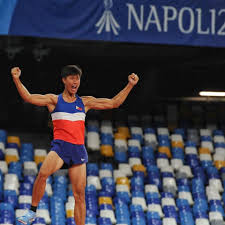 He started holding the philippine national record in pole vault in april 29, 2016 when he recorded. Podium Finish For Tokyo Olympics Says Ej Obiena Mnltoday Ph