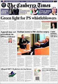 The decline continues an established pattern for the newspaper. Newspaper The Canberra Times Australia Newspapers In Australia Thursday S Edition March 18 Of 2010 Kiosko Net