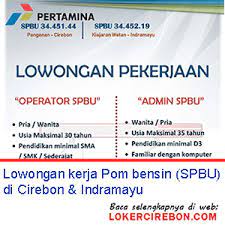 Cari lowongan kerja cirebon untuk karir dan pekerjaan anda. Lowongan Kerja Spbu Di Cirebon Indramayu