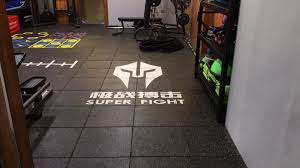 Extreme Station Fight Gym Using High Density Uv Printing Rubber Floor Mat Renderings Gym Flooring Rubber Rubber Flooring Basement Rubber Flooring For Basement
